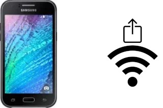 Como gerar um código QR com a senha Wifi em um Samsung Galaxy J1 mini