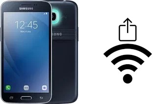 Como gerar um código QR com a senha Wifi em um Samsung Galaxy J2 Pro (2016)