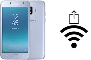 Como gerar um código QR com a senha Wifi em um Samsung Galaxy J2 Pro (2018)