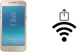 Como gerar um código QR com a senha Wifi em um Samsung Galaxy J2 (2018)