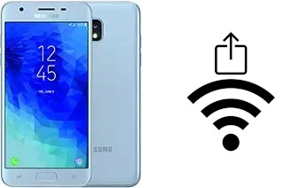 Como gerar um código QR com a senha Wifi em um Samsung Galaxy J3 (2018)