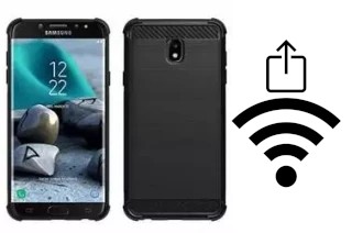 Como gerar um código QR com a senha Wifi em um Samsung Galaxy J3 Aura