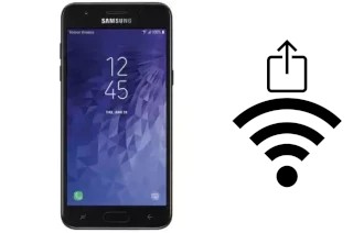 Como gerar um código QR com a senha Wifi em um Samsung Galaxy J3 Orbit