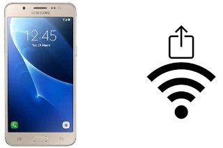 Como gerar um código QR com a senha Wifi em um Samsung Galaxy J5 Metal