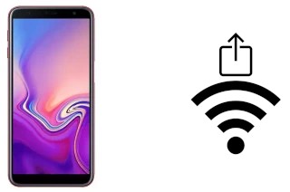 Como gerar um código QR com a senha Wifi em um Samsung Galaxy J6 (2018)