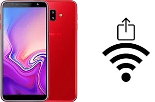 Como gerar um código QR com a senha Wifi em um Samsung Galaxy J6+