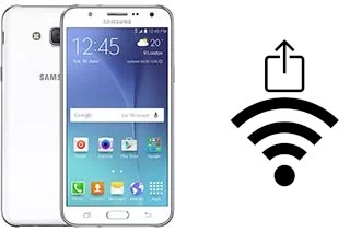 Como gerar um código QR com a senha Wifi em um Samsung Galaxy J7