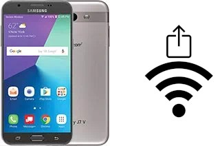 Como gerar um código QR com a senha Wifi em um Samsung Galaxy J7 V