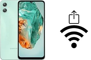 Como gerar um código QR com a senha Wifi em um Samsung Galaxy M05