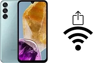 Como gerar um código QR com a senha Wifi em um Samsung Galaxy M15