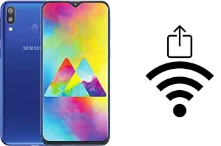 Como gerar um código QR com a senha Wifi em um Samsung Galaxy M20