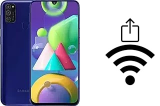 Como gerar um código QR com a senha Wifi em um Samsung Galaxy M21