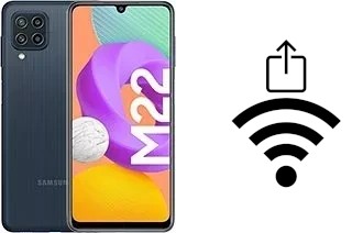 Como gerar um código QR com a senha Wifi em um Samsung Galaxy M22