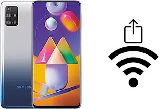 Como gerar um código QR com a senha Wifi em um Samsung Galaxy M31s