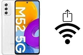 Como gerar um código QR com a senha Wifi em um Samsung Galaxy M52 5G