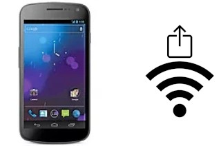 Como gerar um código QR com a senha Wifi em um Samsung Galaxy Nexus LTE L700