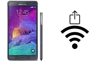 Como gerar um código QR com a senha Wifi em um Samsung Galaxy Note 4