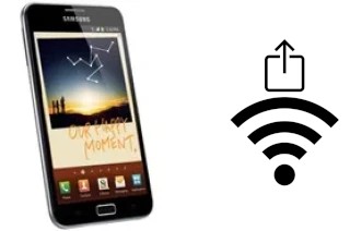 Como gerar um código QR com a senha Wifi em um Samsung Galaxy Note N7000