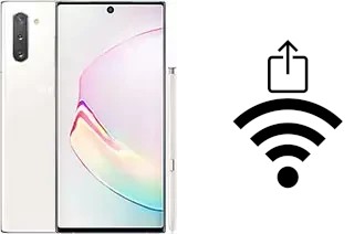 Como gerar um código QR com a senha Wifi em um Samsung Galaxy Note10 5G