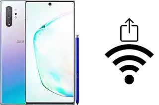 Como gerar um código QR com a senha Wifi em um Samsung Galaxy Note10+ 5G