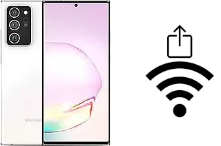 Como gerar um código QR com a senha Wifi em um Samsung Galaxy Note20+ 5G