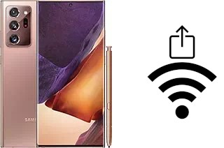 Como gerar um código QR com a senha Wifi em um Samsung Galaxy Note20 Ultra