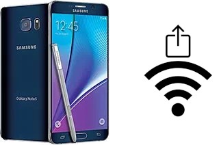 Como gerar um código QR com a senha Wifi em um Samsung Galaxy Note5 (USA)