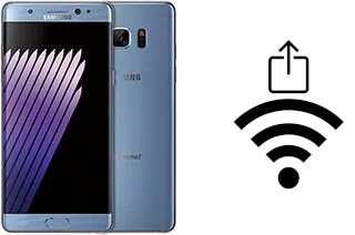 Como gerar um código QR com a senha Wifi em um Samsung Galaxy Note7