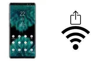 Como gerar um código QR com a senha Wifi em um Samsung Galaxy Note9 Exynos