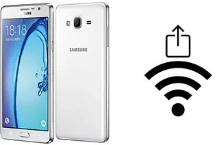 Como gerar um código QR com a senha Wifi em um Samsung Galaxy On7 Pro