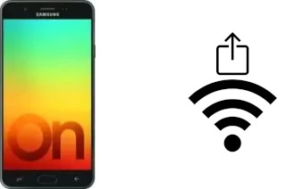 Como gerar um código QR com a senha Wifi em um Samsung Galaxy On7 Prime (2018)