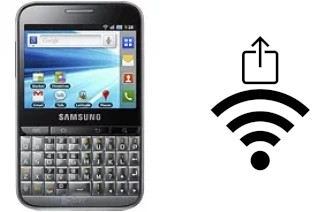 Como gerar um código QR com a senha Wifi em um Samsung Galaxy Pro B7510