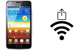 Como gerar um código QR com a senha Wifi em um Samsung I929 Galaxy S II Duos