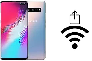 Como gerar um código QR com a senha Wifi em um Samsung Galaxy S10 5G