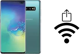 Como gerar um código QR com a senha Wifi em um Samsung Galaxy S10+