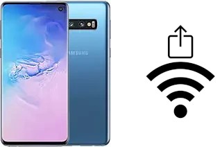 Como gerar um código QR com a senha Wifi em um Samsung Galaxy S10