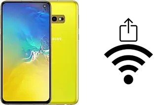 Como gerar um código QR com a senha Wifi em um Samsung Galaxy S10e