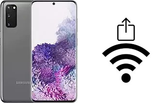 Como gerar um código QR com a senha Wifi em um Samsung Galaxy S20