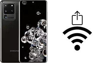 Como gerar um código QR com a senha Wifi em um Samsung Galaxy S20 Ultra