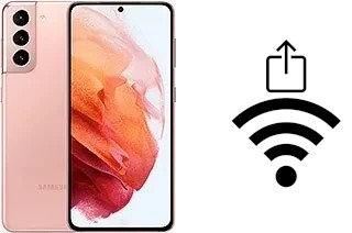 Como gerar um código QR com a senha Wifi em um Samsung Galaxy S21 5G