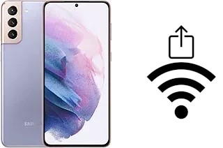 Como gerar um código QR com a senha Wifi em um Samsung Galaxy S21+ 5G