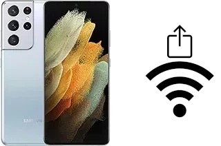 Como gerar um código QR com a senha Wifi em um Samsung Galaxy S21 Ultra 5G