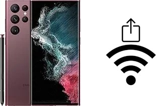 Como gerar um código QR com a senha Wifi em um Samsung Galaxy S22 Ultra 5G