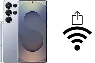 Como gerar um código QR com a senha Wifi em um Samsung Galaxy S25 Ultra