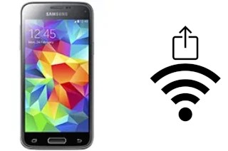 Como gerar um código QR com a senha Wifi em um Samsung Galaxy S5 mini Duos