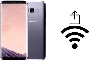 Como gerar um código QR com a senha Wifi em um Samsung Galaxy S8+ SD835