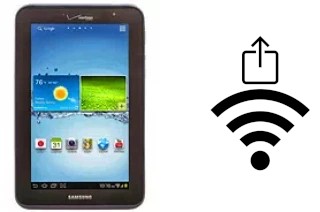 Como gerar um código QR com a senha Wifi em um Samsung Galaxy Tab 2 7.0 I705