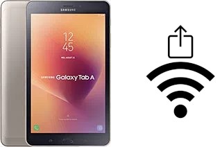 Como gerar um código QR com a senha Wifi em um Samsung Galaxy Tab A 8.0 (2017)