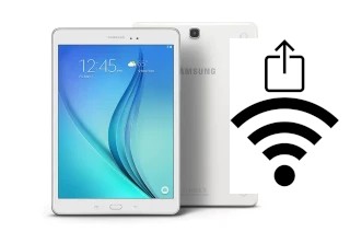 Como gerar um código QR com a senha Wifi em um Samsung Galaxy Tab A 9.7