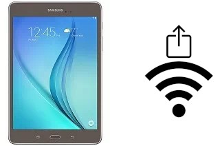 Como gerar um código QR com a senha Wifi em um Samsung Galaxy Tab A 8.0